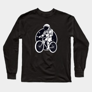 Cycling Time - Astronaut Cosmic Adventure Long Sleeve T-Shirt